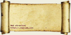 Jana Ubavkić vizit kartica